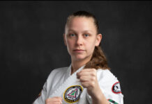 Amanda Kaufman, founder of Advancing Karate in Maumee.