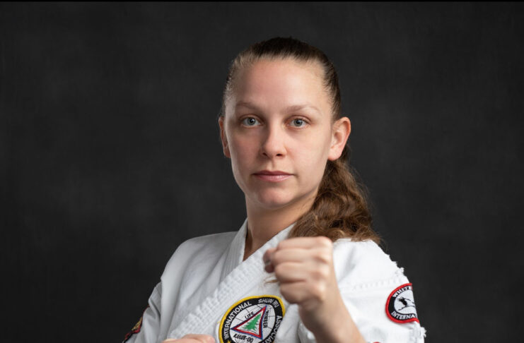 Amanda Kaufman, founder of Advancing Karate in Maumee.